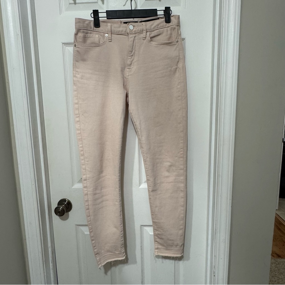 Chic Banana Republic Powder Pink Ankle Cropped Jeans with Stretch